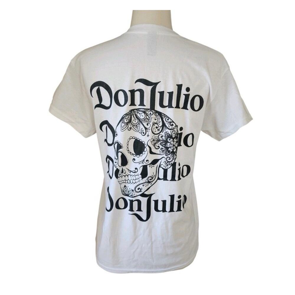 DON JULIO NWOT White 100% Cotton Skull T-Shirt Size XL